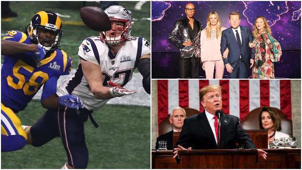 Análise de Audiência, Audiência, Análise, Super Bowl LIII, The World's Best, State of The Union