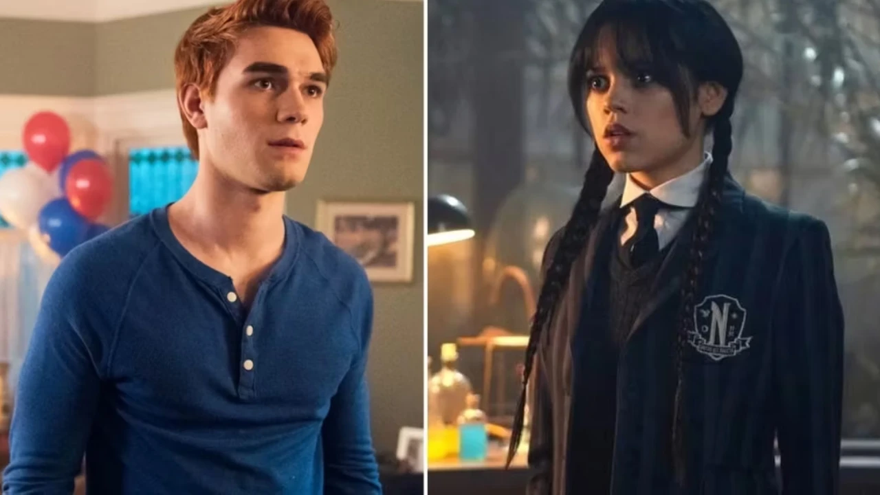 Wandinha comparação com Riverdale