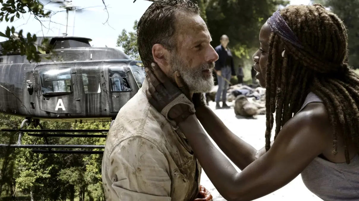 The Walking Dead série Rick Michonne